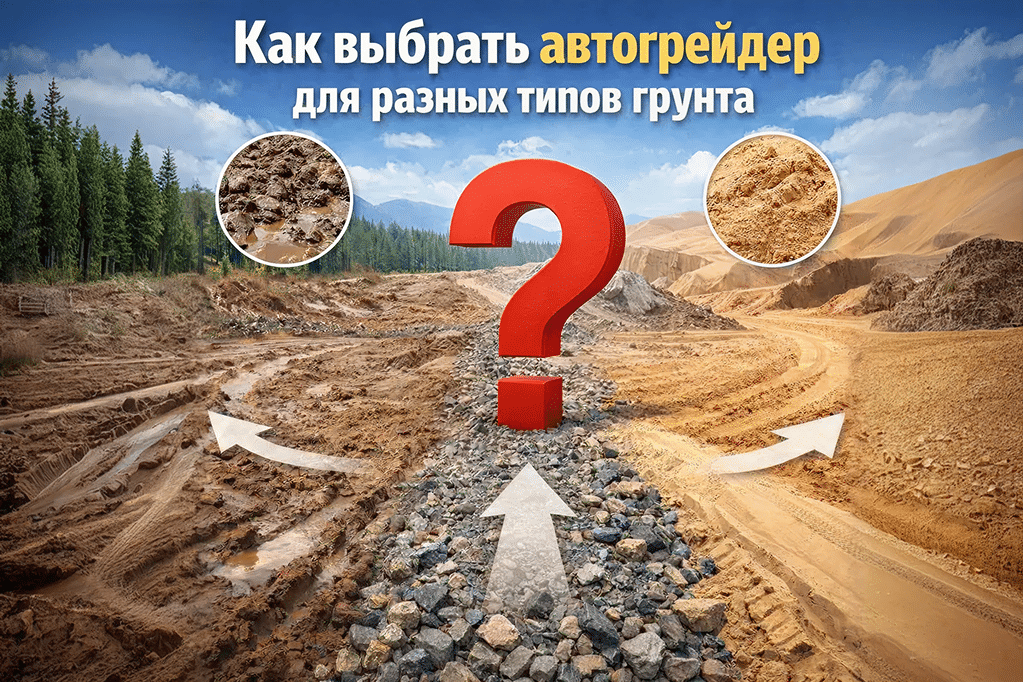 Как выбрать автогрейдер для разных типов грунта