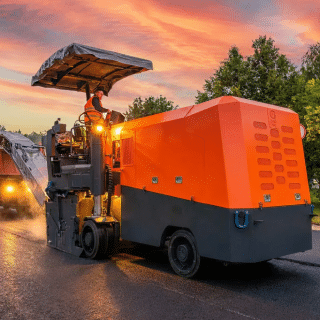 Дорожная фреза ДЕСНА 130: работа фрезы и технические характеристики